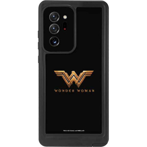 DC Comics Wonder Woman Gold Emblem Galaxy Note20 Ultra 5G Waterproof Case